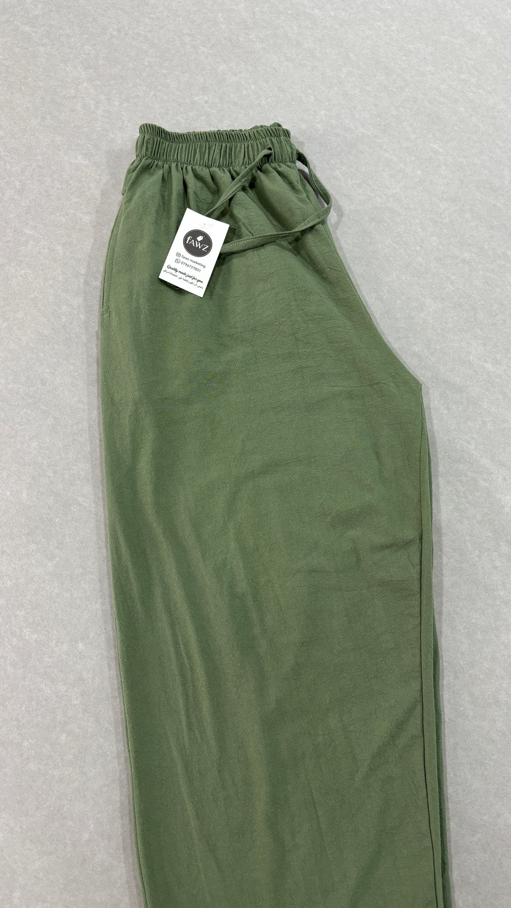 Pantalon lin 100 % coton