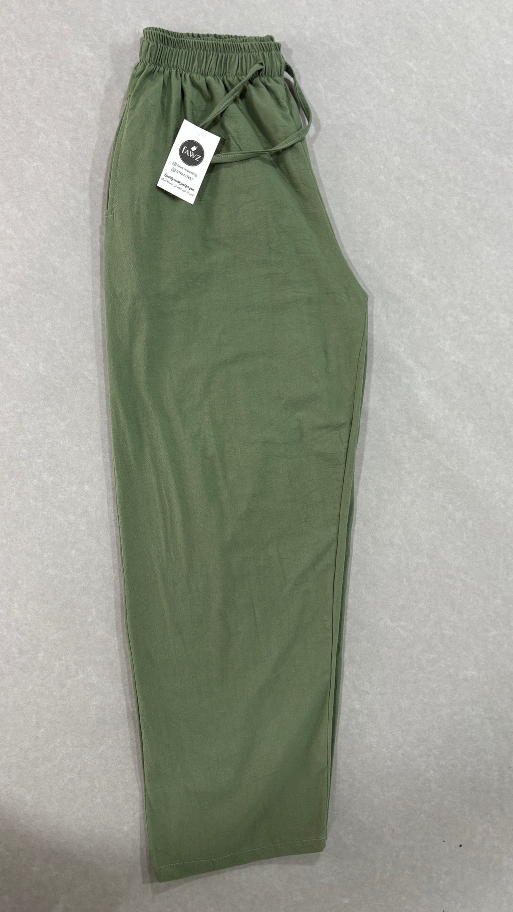 Pantalon lin 100 % coton