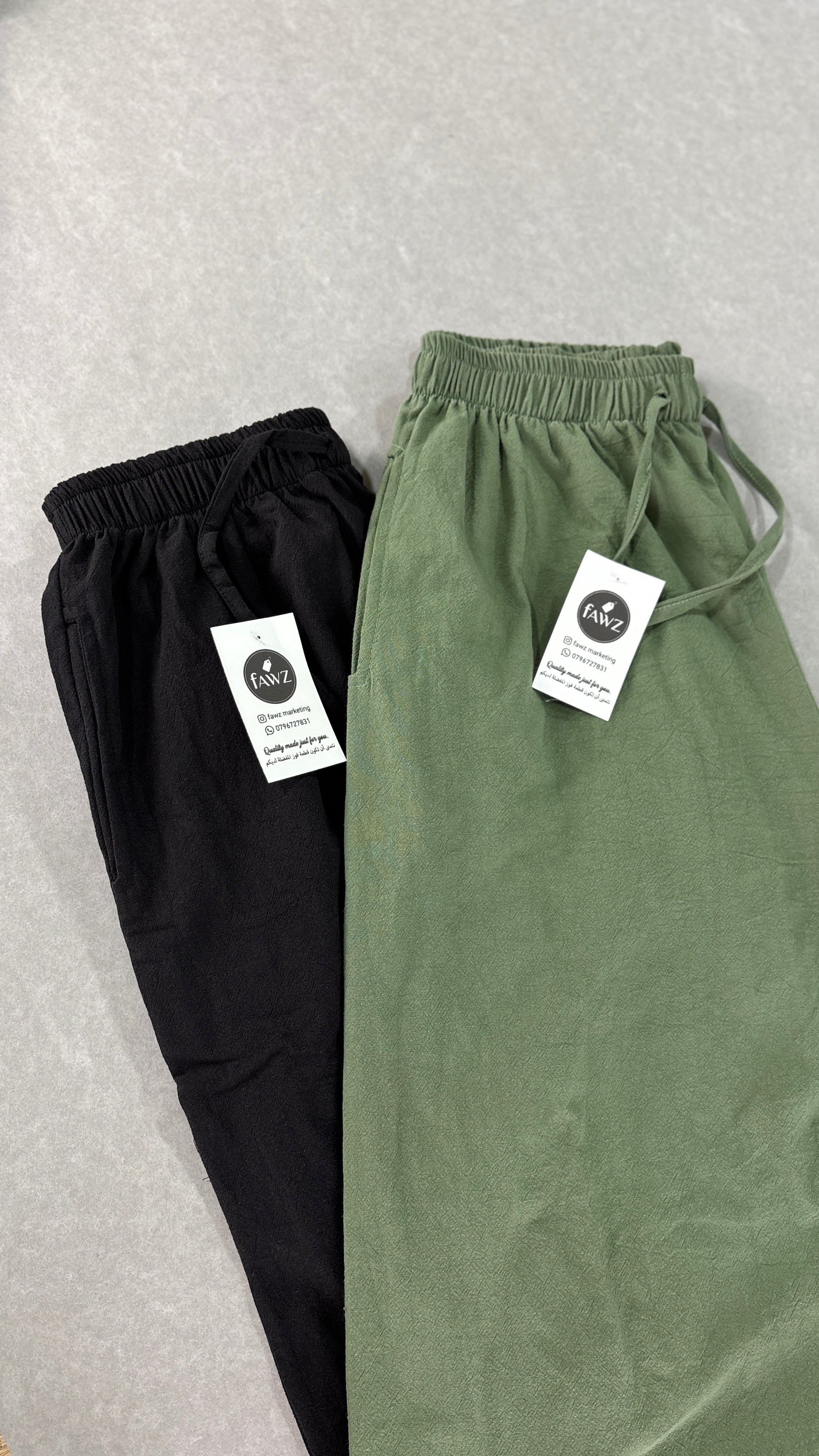 Pantalon lin 100 % coton